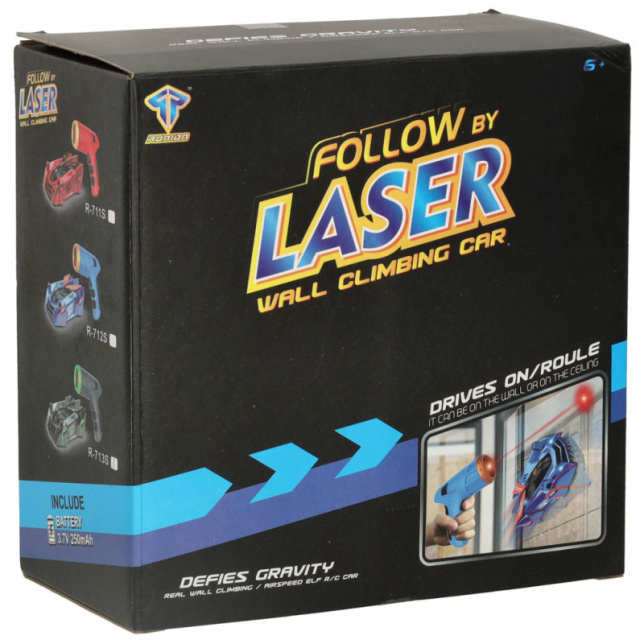 RC lazeriu valdoma mašinėlė - Lasertron