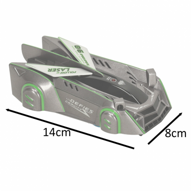 RC lazeriu valdoma mašinėlė - Lasertron