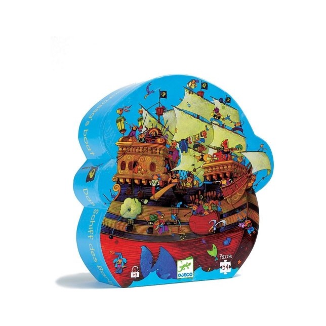 Djeco dėlionė "Piratų" 54d.