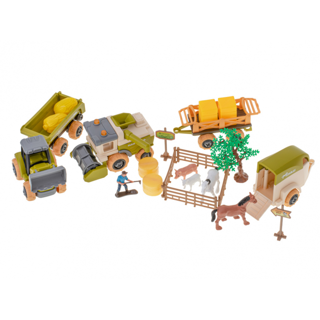 Ūkininko rinkinys su transporto priemonėmis - "TWIST SEED"