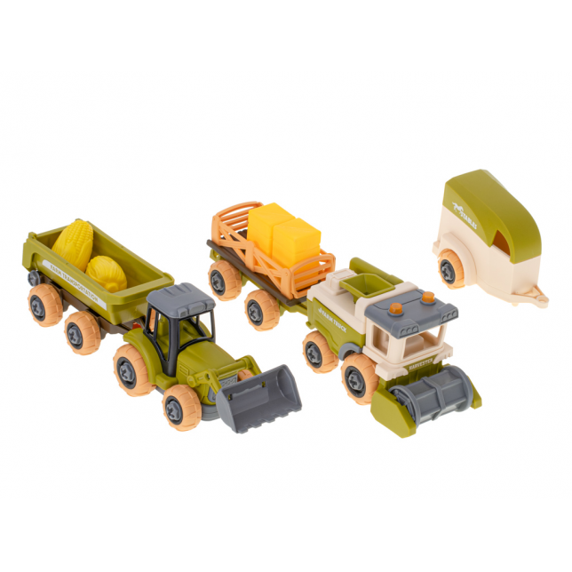 Ūkininko rinkinys su transporto priemonėmis - "TWIST SEED"