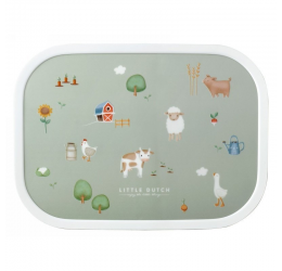 Užkandžių - pietų dėžutė su skyriais "Little farm"