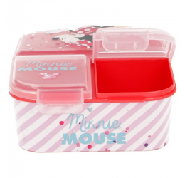 Pietų dėžutė su trimis skyreliais "Minnie Moause"