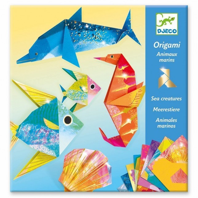 Djeco origami "Jūros gyvūnai"