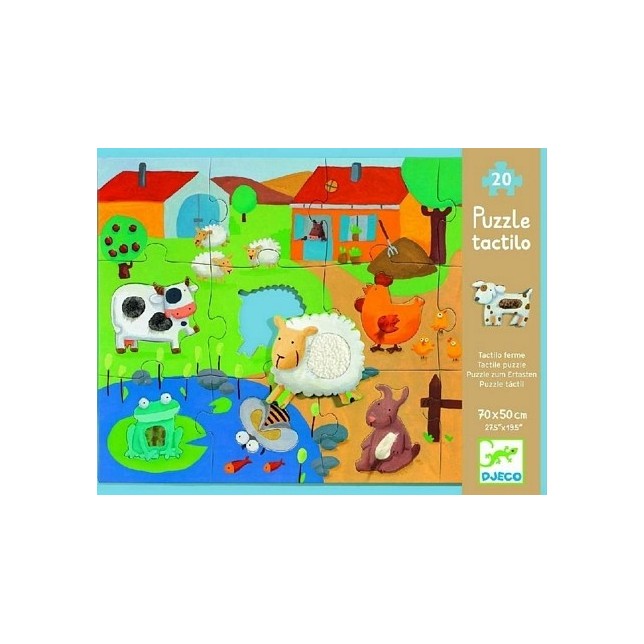 Didelė Djeco dėlionė "Ferma" 3+