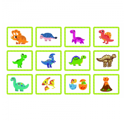 Magnetinė Dinozaurų dėlionė