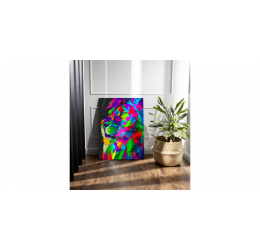 Paveikslas iš modelino ''Liūtas'' 30x40cm.