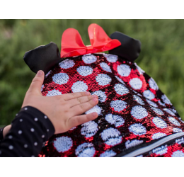 Stilinga kuprinė su blizgučiais ''Minnie''