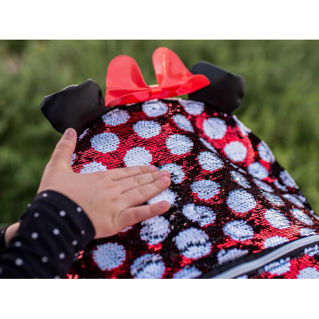 Stilinga kuprinė su blizgučiais ''Minnie''