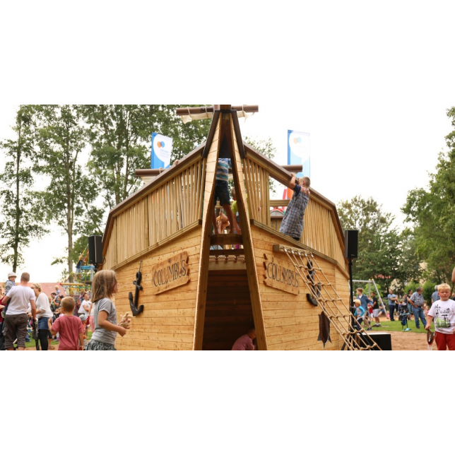 Didelis piratų laivas - žaidimų kompleksas - aikštelė - COLUMBUS