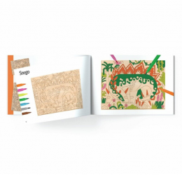 Djeco dažymas ant medžio – Dino pasaulis
