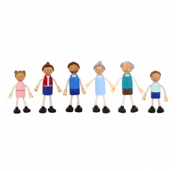 Tooky Toys medinis namelis su figūrėlėmis