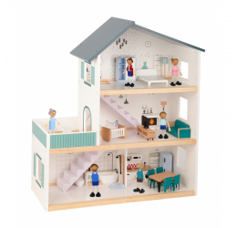 Tooky Toys medinis namelis su figūrėlėmis
