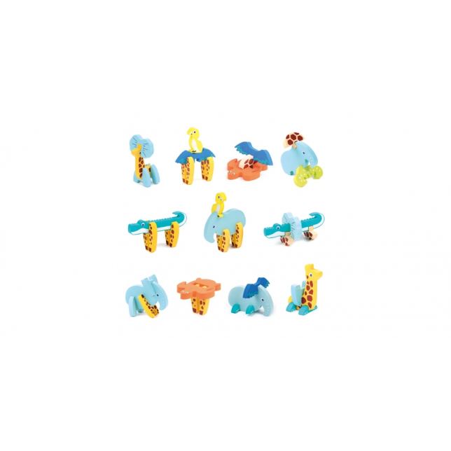 3D dėlionė ''Safari Gyvūnai''
