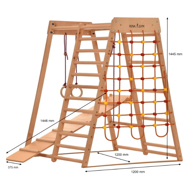Laisvai pastatomas sporto komplektas - kidwood