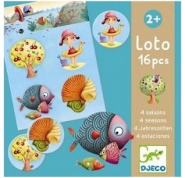 Djeco edukacinis žaidimas loto "Metų laikai" 2+
