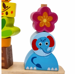 Tooky Toy balansavimo žaidimas ''Gyvūnai''