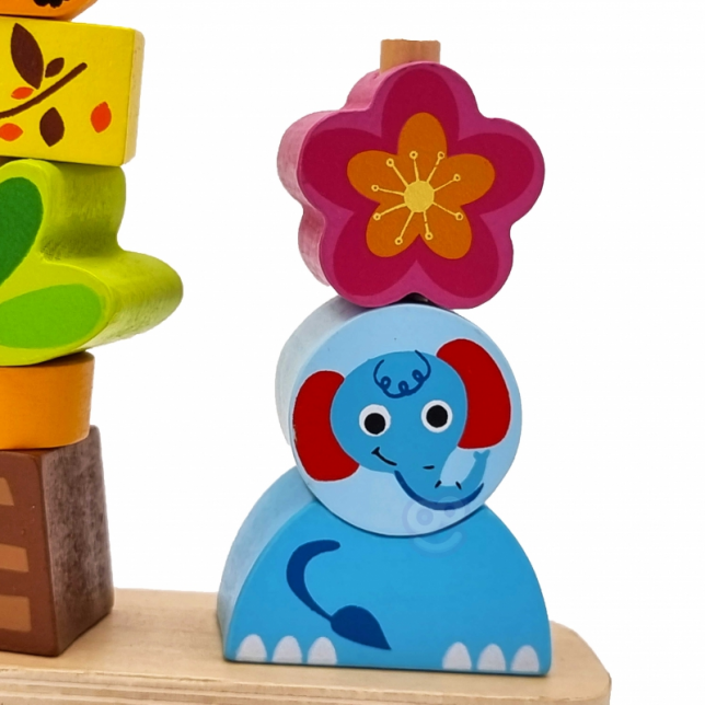 Tooky Toy balansavimo žaidimas ''Gyvūnai''