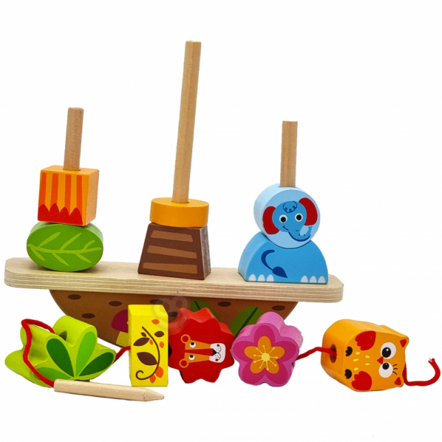 Tooky Toy balansavimo žaidimas ''Gyvūnai''