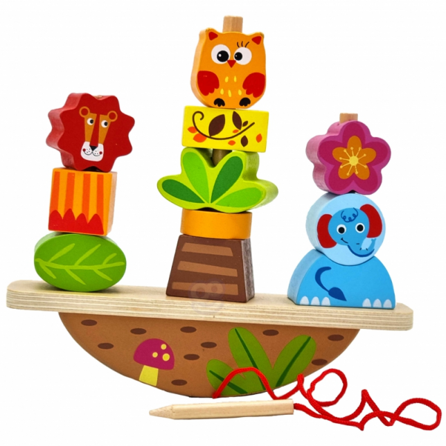 Tooky Toy balansavimo žaidimas ''Gyvūnai''