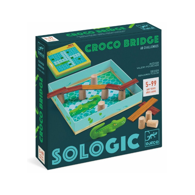Loginis žaidimas ''Croco Bridge'' 5m.+