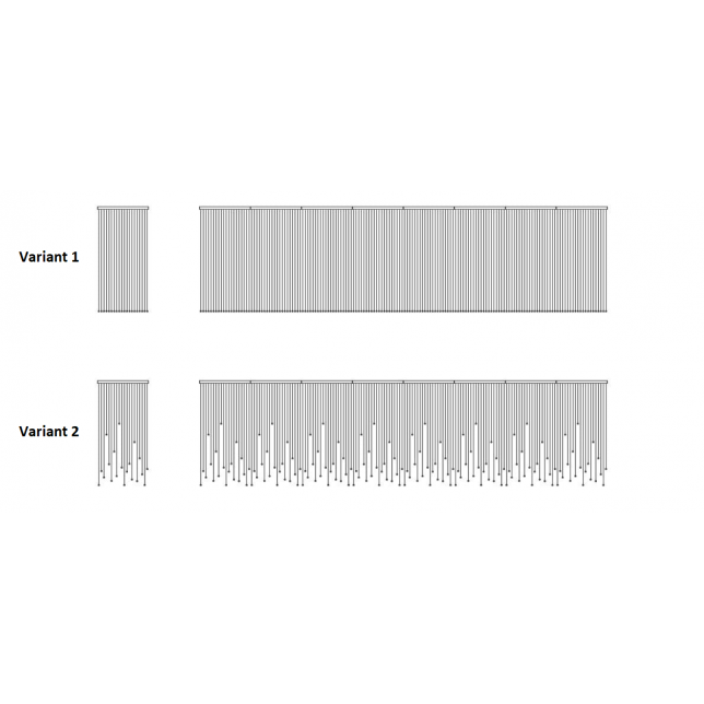 Segmentinė šviesos užuolaida / curtain 20