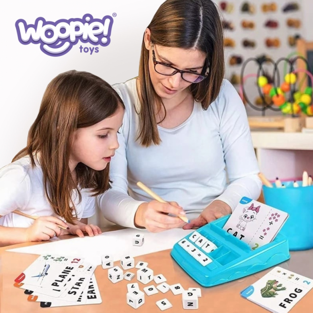 WOOPIE mokomasis žaidimas skirtas mokytis anglų kalbos ir matematikos