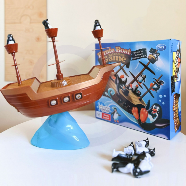 WOOPIE smagus balansinis žaidimas ''Piratai pingvinai''