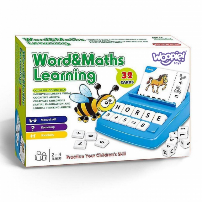 WOOPIE mokomasis žaidimas skirtas mokytis anglų kalbos ir matematikos