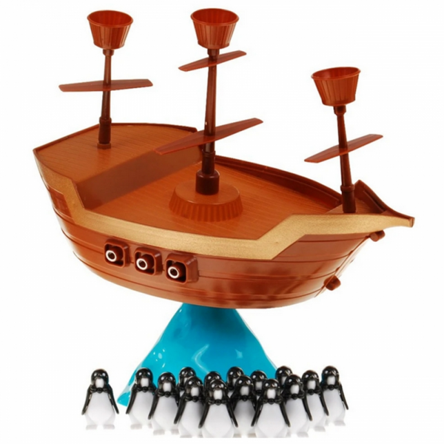 WOOPIE smagus balansinis žaidimas ''Piratai pingvinai''