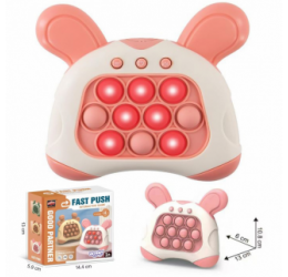 Pop It žaidimas ''Zuikutis'', rožinis