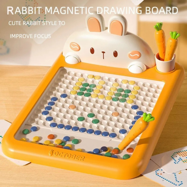 MagPad magnetinė lenta ''Zuikutis'', oranžinė