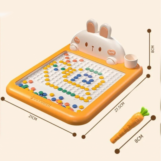 MagPad magnetinė lenta ''Zuikutis'', oranžinė