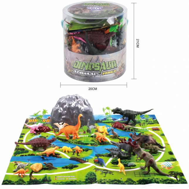 WOOPIE didelis dinozaurų figūrėlių rinkinys