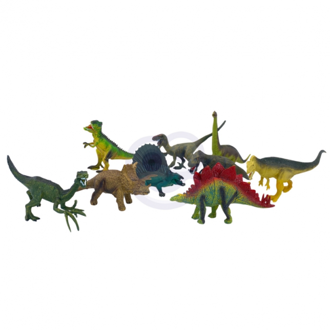 Dinozaurų figūrėlės su kilimėliu