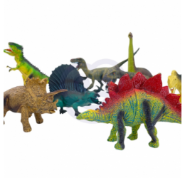Dinozaurų figūrėlės su kilimėliu
