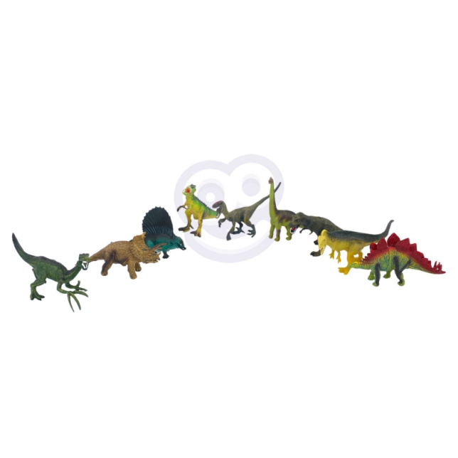 Dinozaurų figūrėlės su kilimėliu