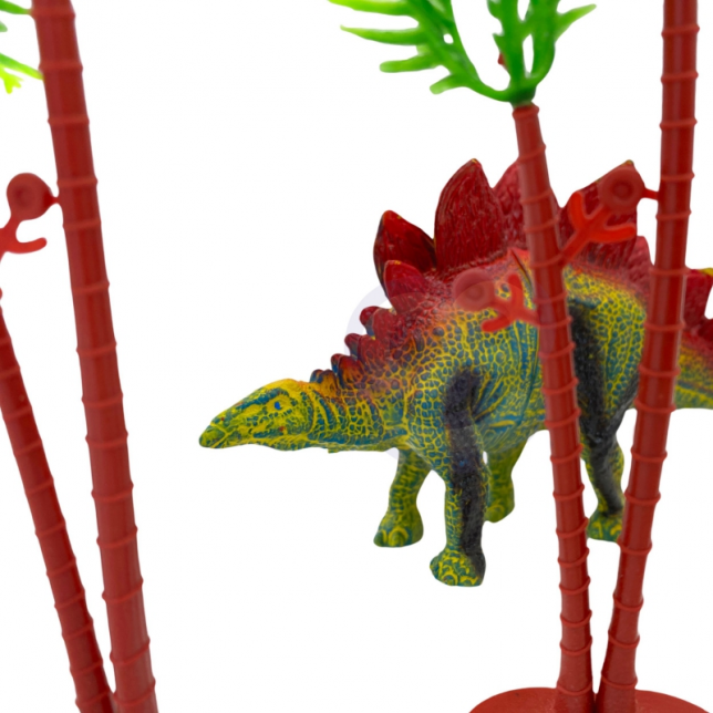Dinozaurų figūrėlės su kilimėliu