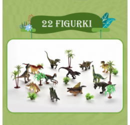 Dino park gyvūnų figurėlės - 23 vnt.