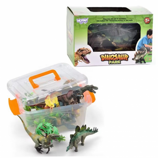 Dino park gyvūnų figurėlės - 23 vnt.