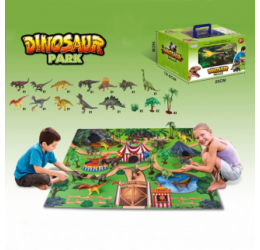 Dino park gyvūnų figurėlės - 23 vnt.