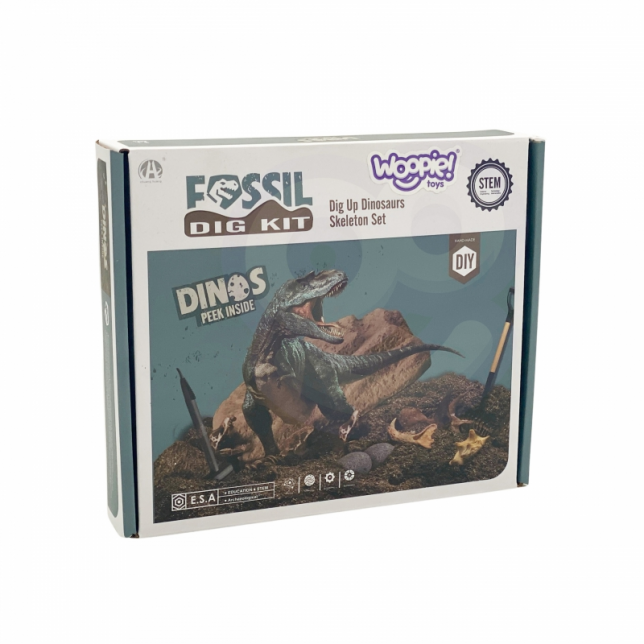 Dinozaurų kasinėjimo rinkinys, 6 vnt