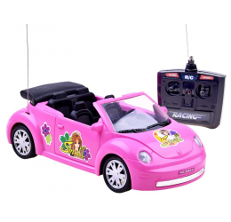 RC rožinis automobilis ''Beetle''