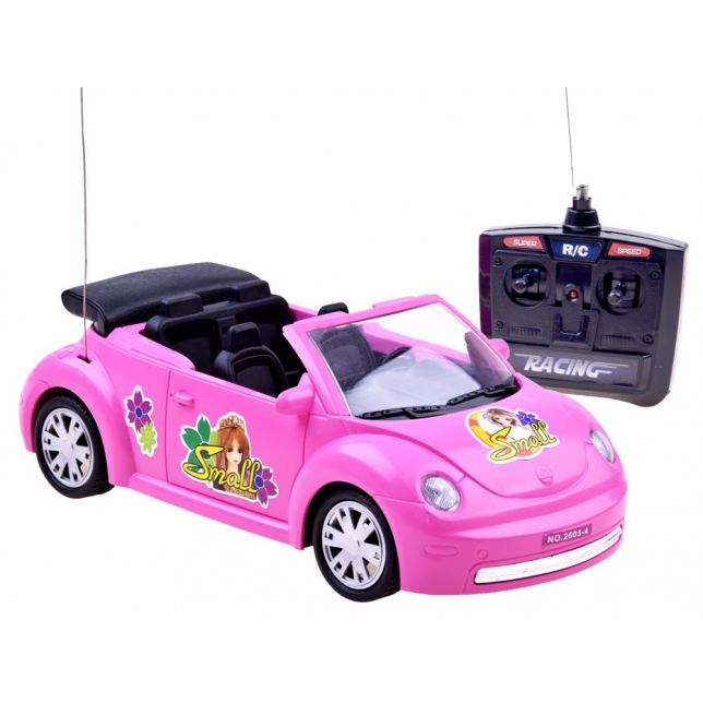 RC rožinis automobilis ''Beetle''