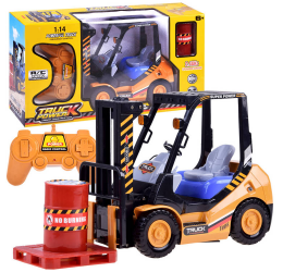 Radijo bangomis valdomas FORK LIFT sunkvežimis