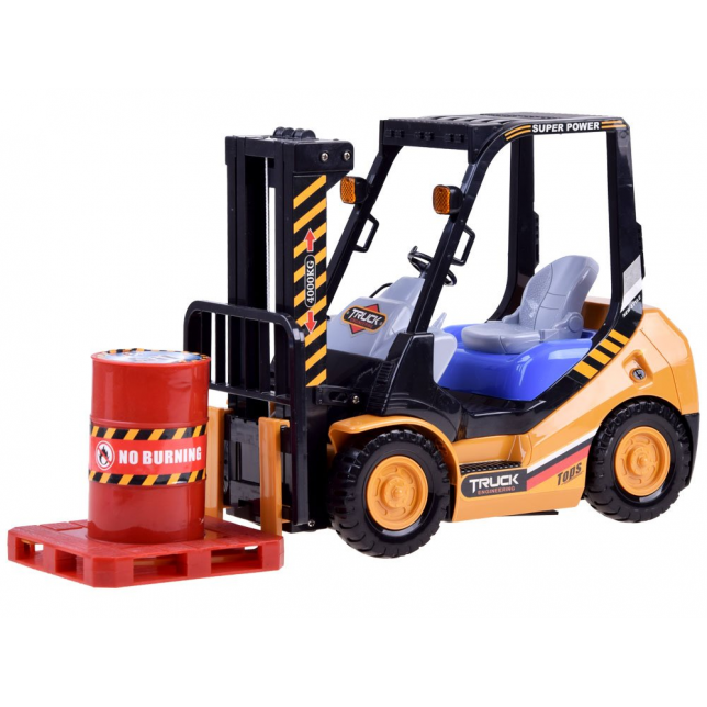 Radijo bangomis valdomas FORK LIFT sunkvežimis