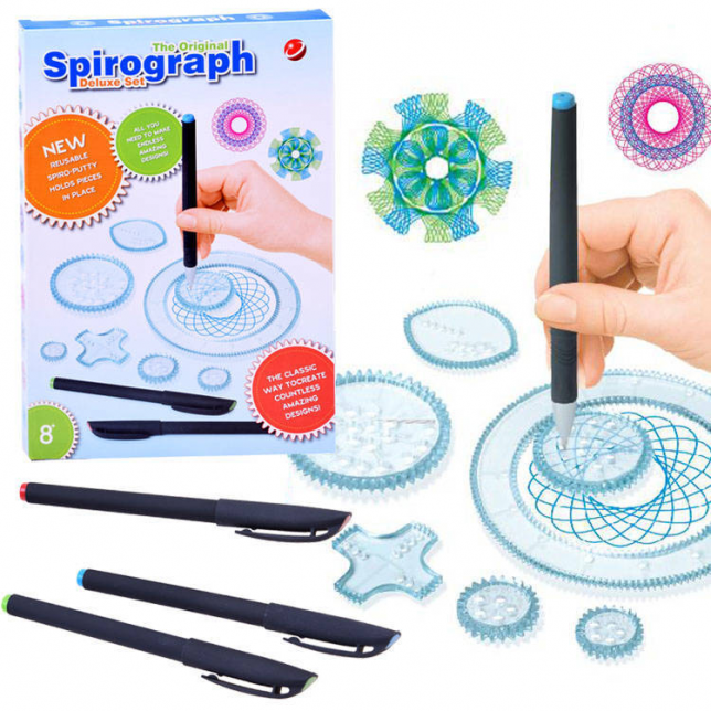Spirografijos priemonių rinkinys - educational toy