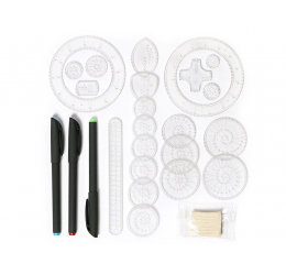 Spirografijos priemonių rinkinys - educational toy