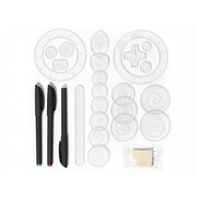 Spirografijos priemonių rinkinys - educational toy