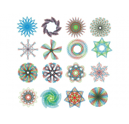 Spirografijos priemonių rinkinys - educational toy